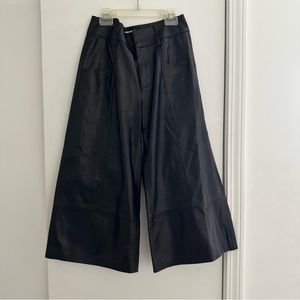FRAME leather culottes